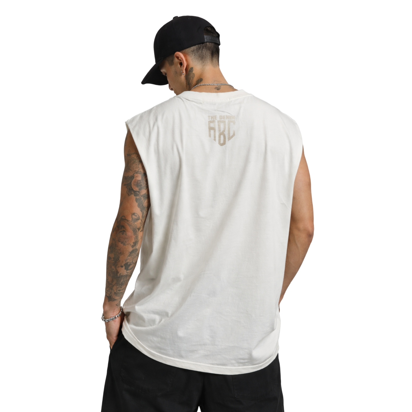 Canotta Uomo Minimal “Denim ABC”