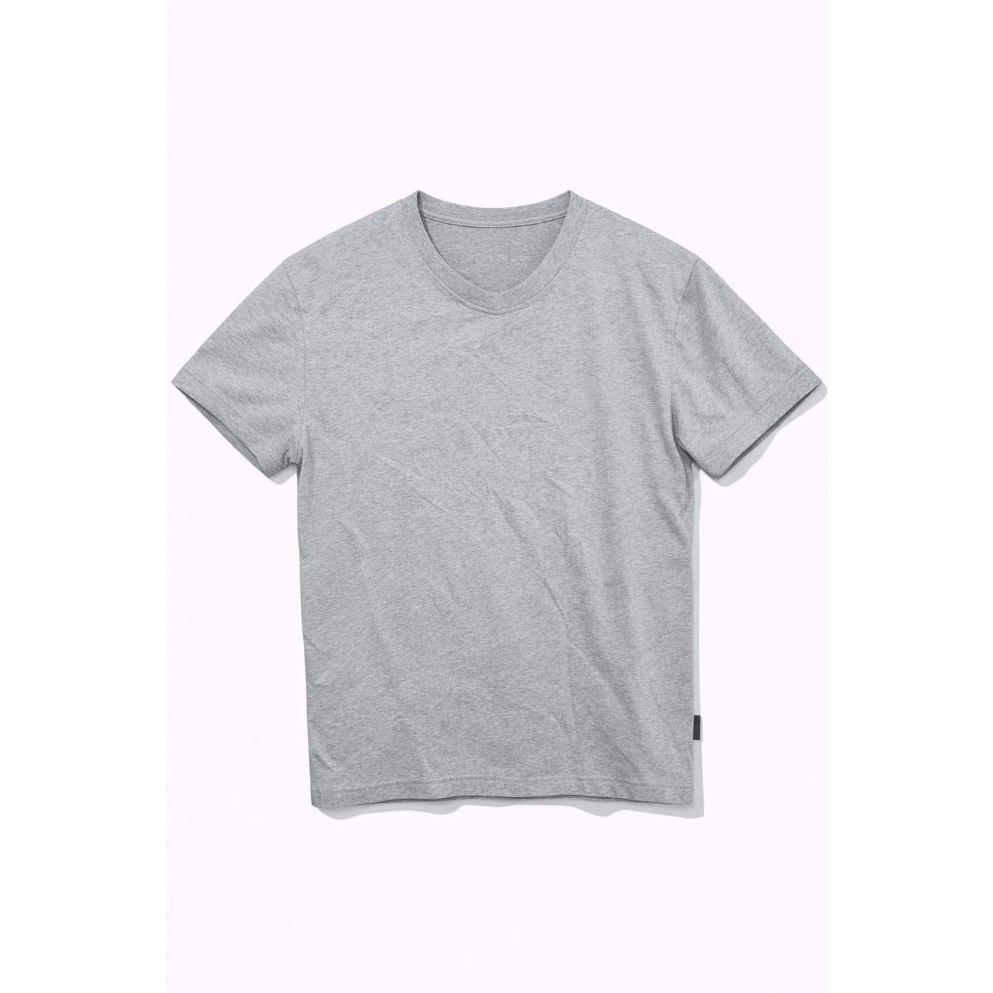 T-shirt Uomo Basic Grigia Cotone – Maglietta Casual Streetwear Comfort Fit