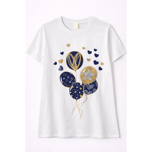T-Shirt Bianca Donna – Collezione Stampe Fashion