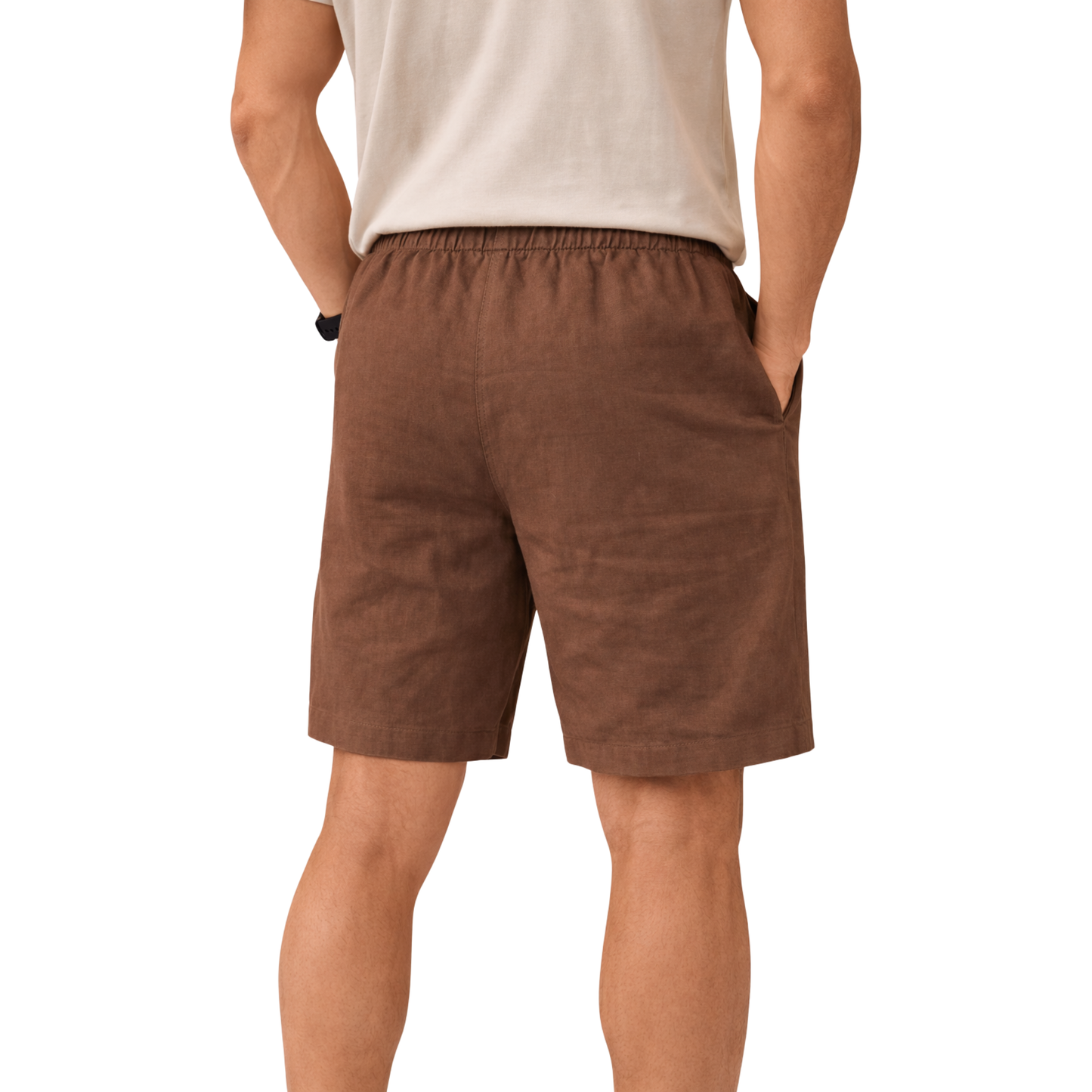 Pantaloncini Uomo in Lino con Coulisse – Shorts Estivi Leggeri