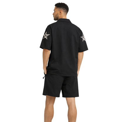 Completo Estivo Uomo Streetwear Set Maglia e Shorts Stile Grafico Casual