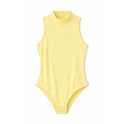 Body smanicato collo alto
