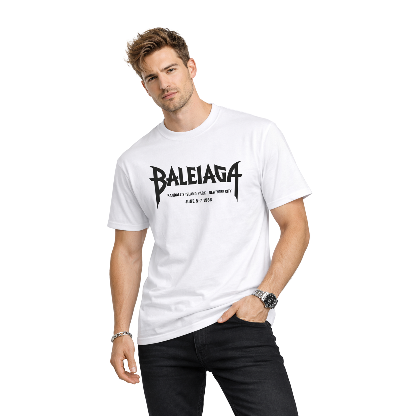 T-Shirt Streetwear Graphic Uomo