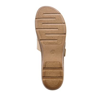 Sandali Donna con Doppia Fibia Regolabile e Zeppa Comfort