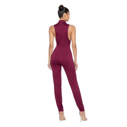 Tuta Donna Elegante con Collo Alto