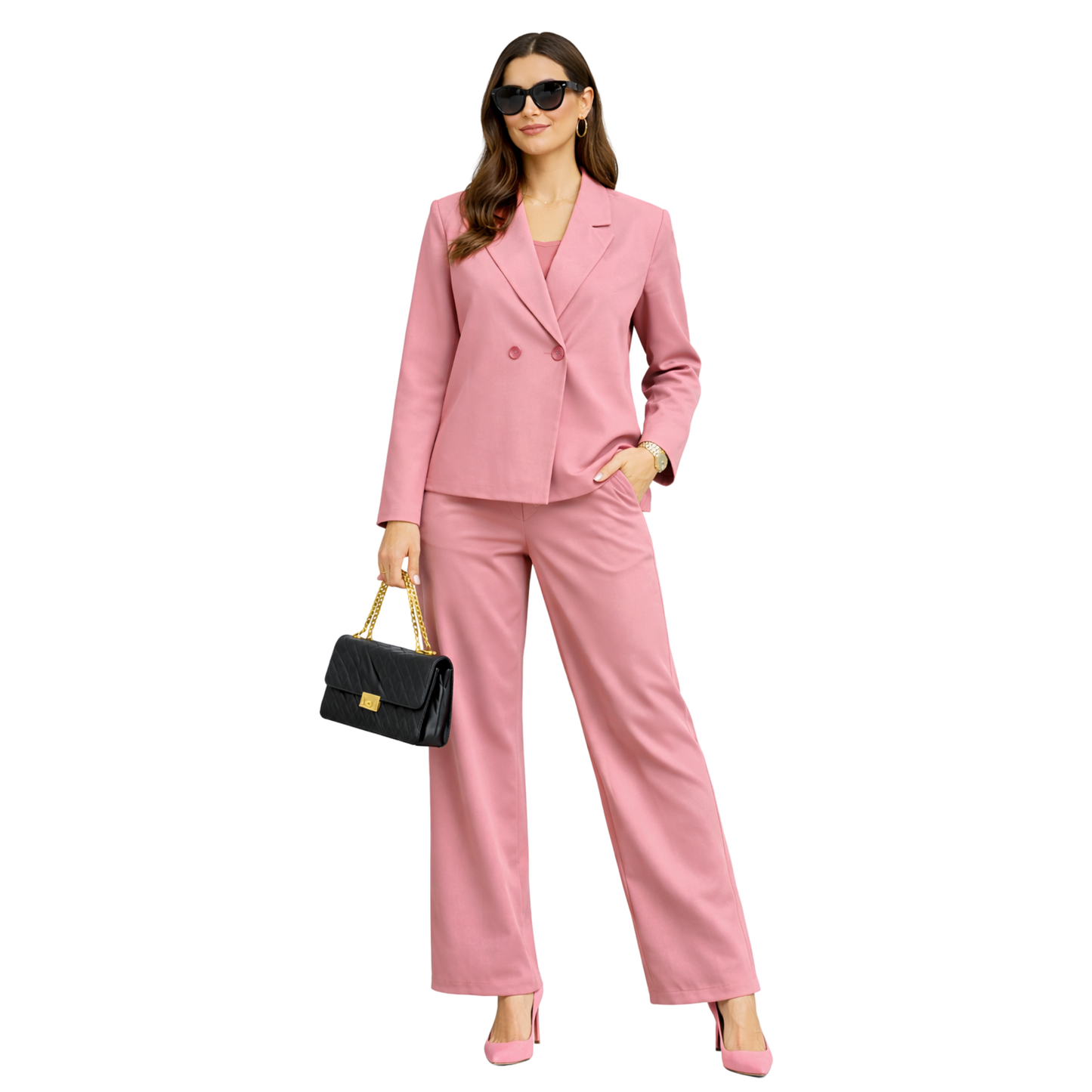 Completo Donna Elegante con Blazer e Pantaloni