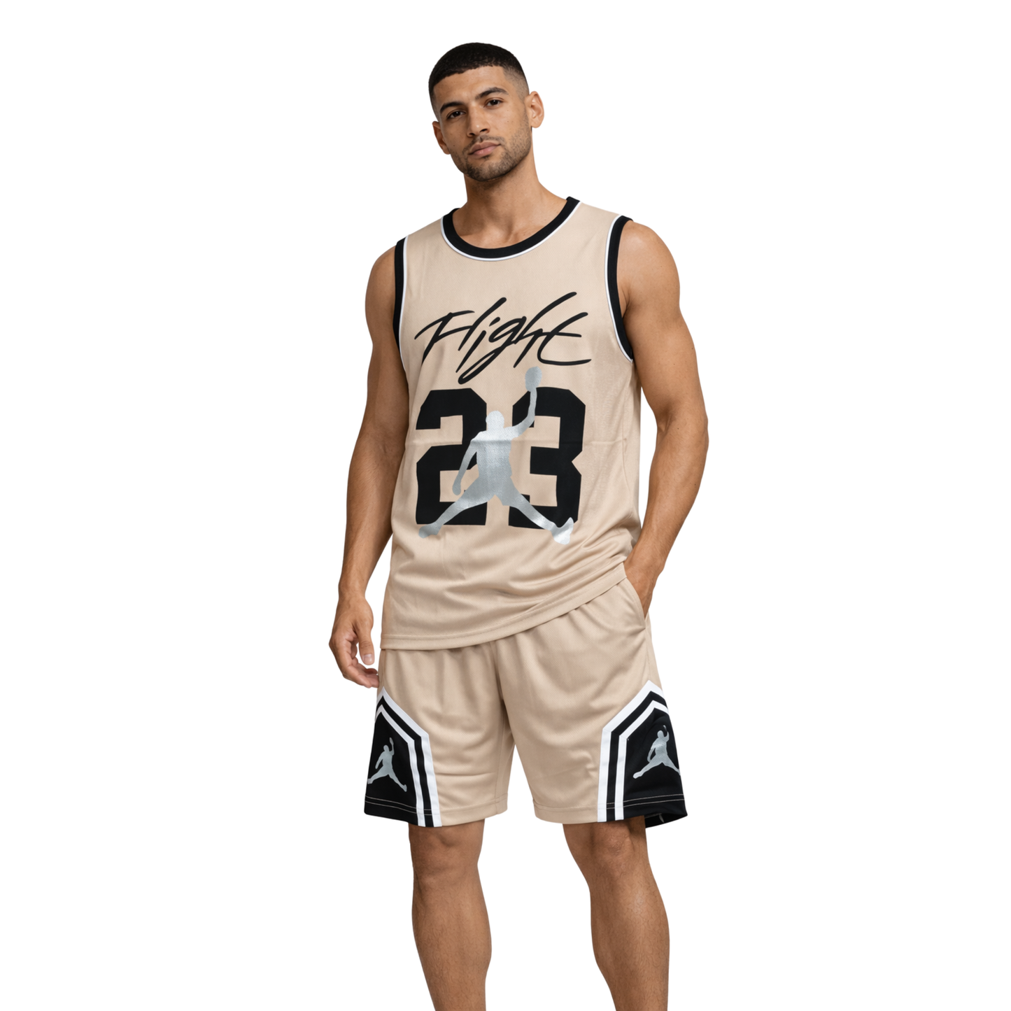 Completo Basket Uomo Flight 23 – Canotta + Pantaloncini Sportivi