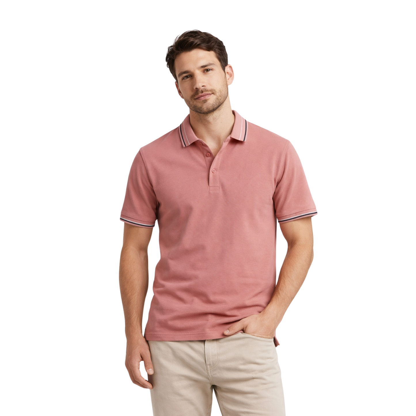 Polo Uomo Piqué Premium Manica Corta