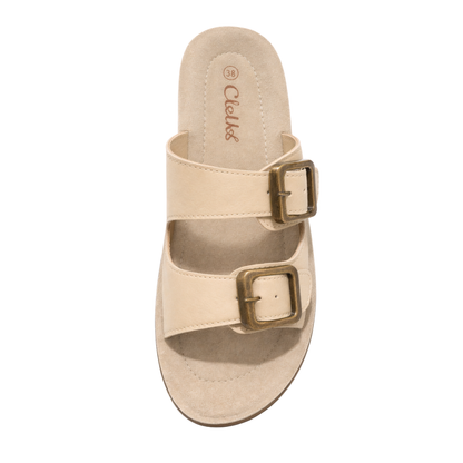 Sandali Donna con Doppia Fibia Regolabile e Zeppa Comfort