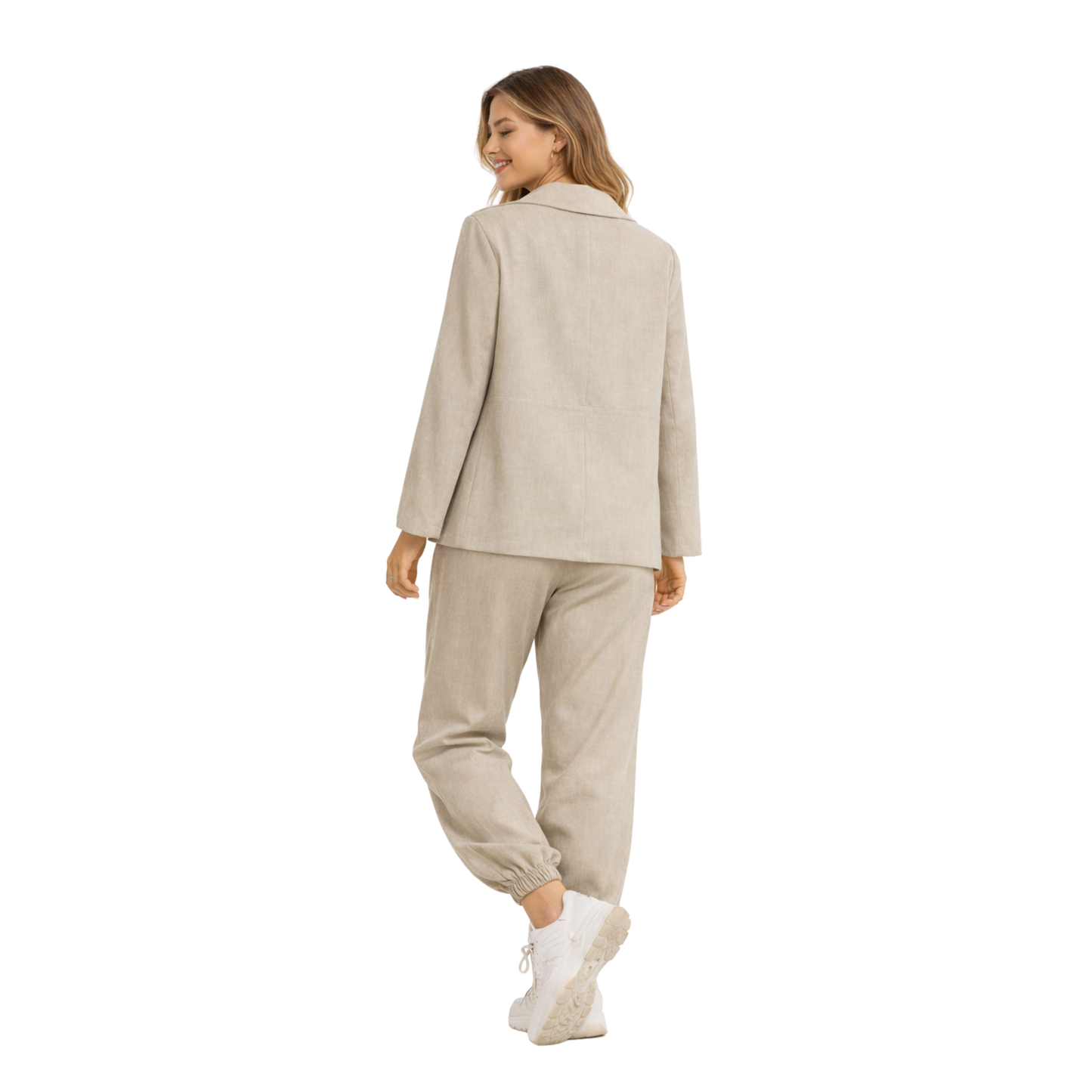 Completo Donna Blazer Oversize con Pantaloni Jogger