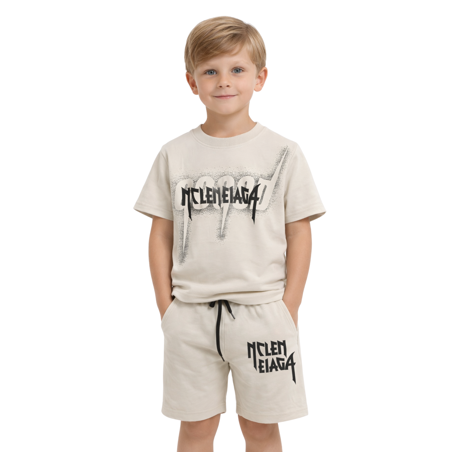 Completo Bambino T-Shirt e Shorts Streetwear