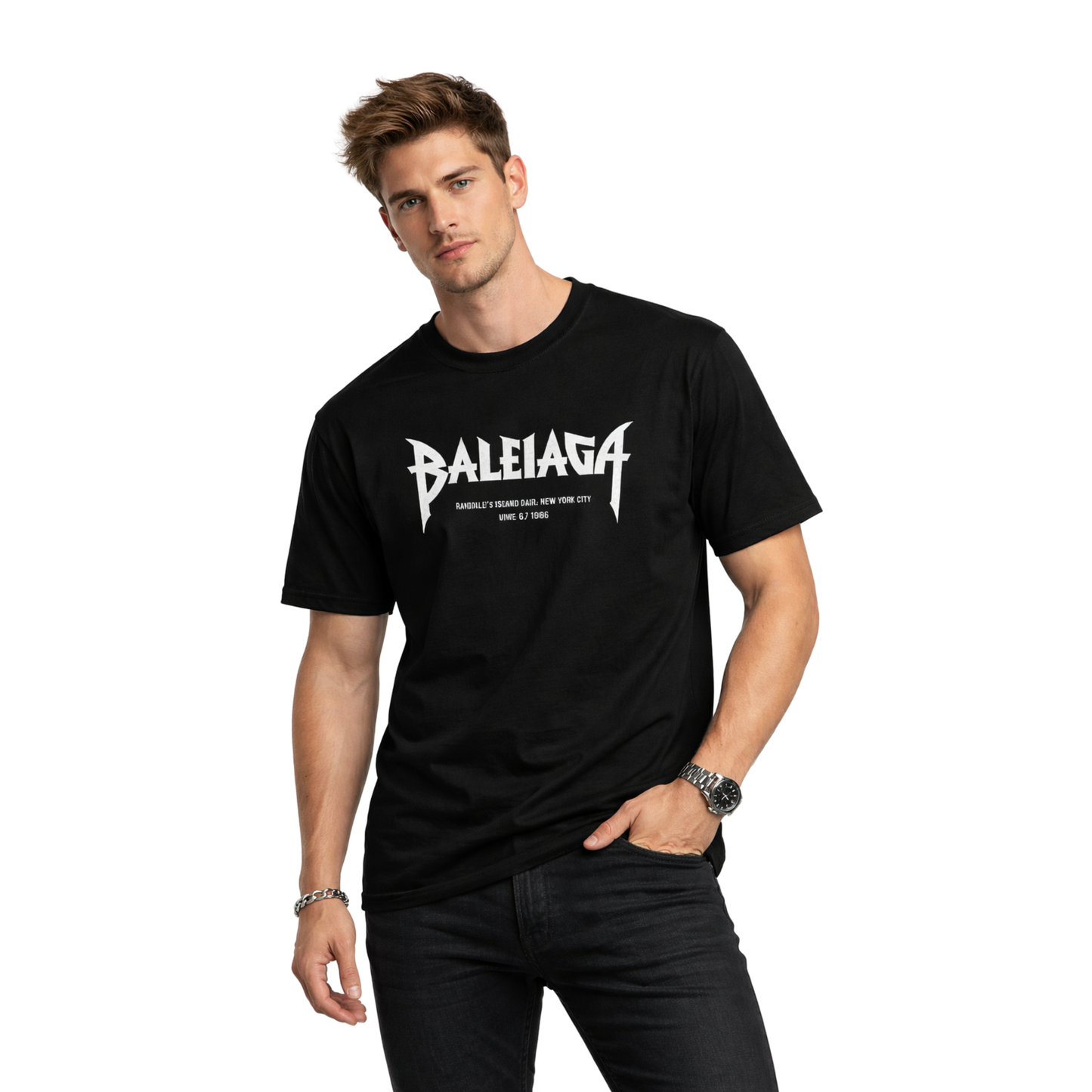 T-Shirt Streetwear Graphic Uomo