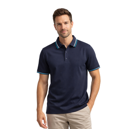 Polo Uomo Piqué Premium Manica Corta