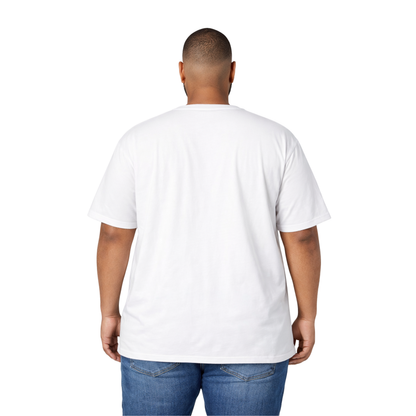 T-shirt uomo oversize con logo 3D traforato