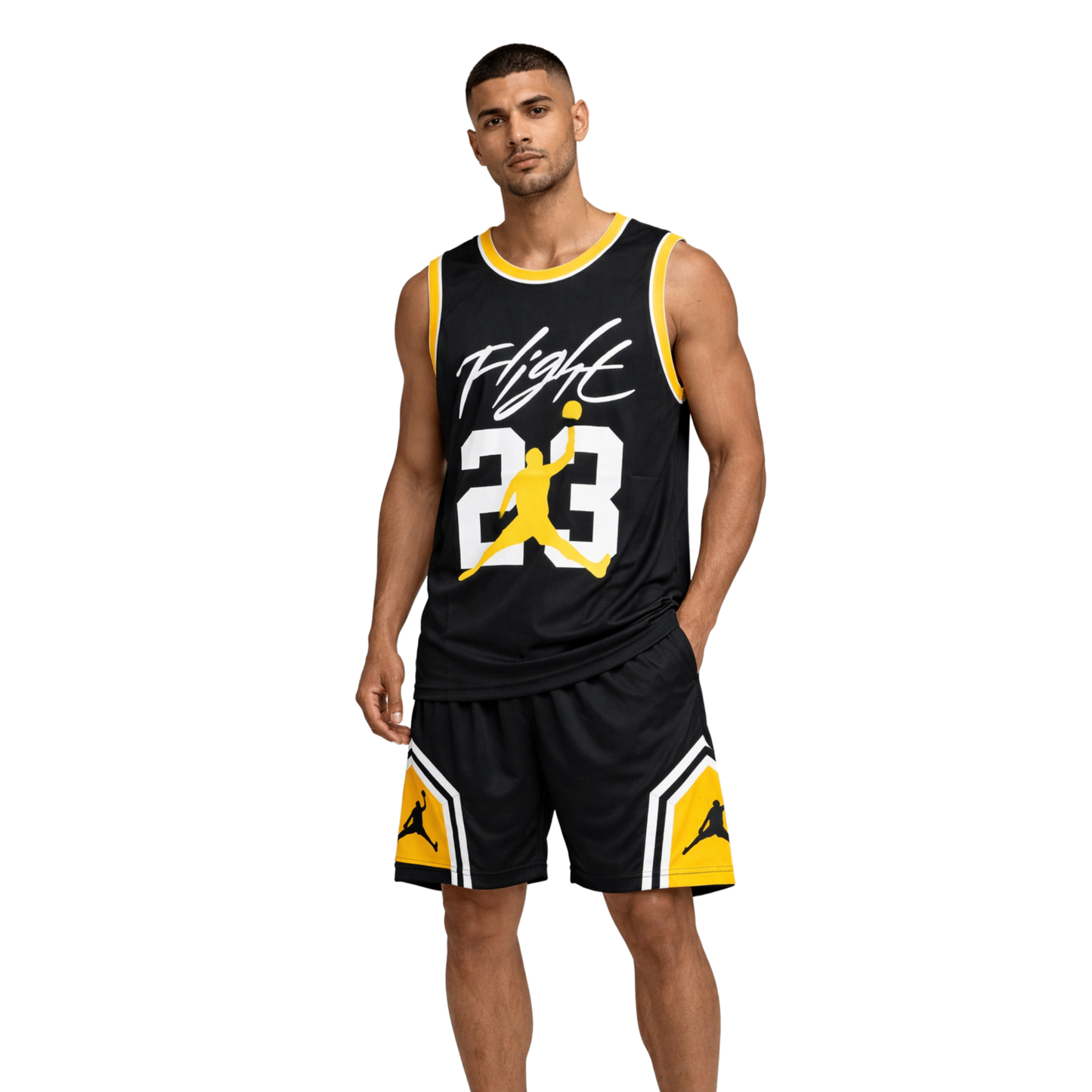 Completo Basket Uomo Flight 23 – Canotta + Pantaloncini Sportivi