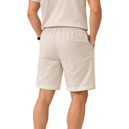 Pantaloncini Uomo in Lino con Coulisse – Shorts Estivi Leggeri