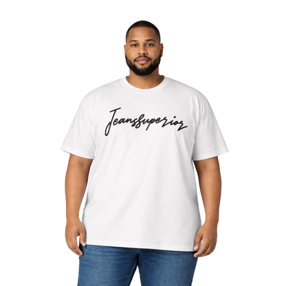 T-shirt uomo oversize con logo 3D traforato