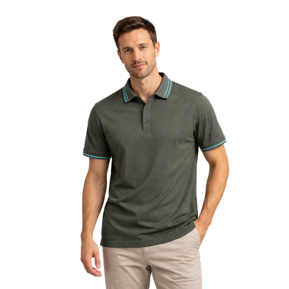 Polo Uomo Piqué Premium Manica Corta