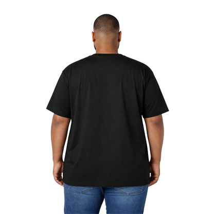 T-shirt uomo oversize con logo 3D traforato