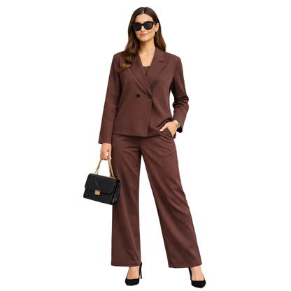 Completo Donna Elegante con Blazer e Pantaloni