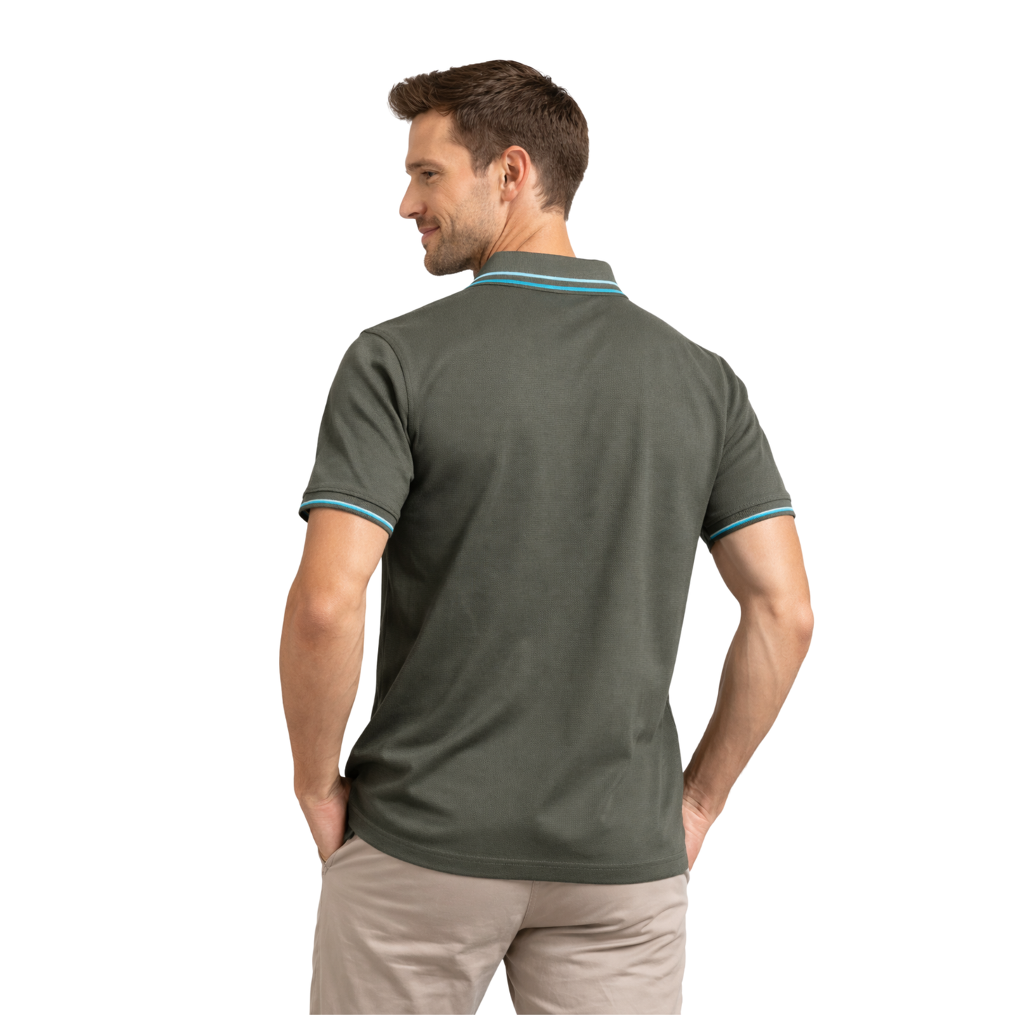 Polo Uomo Piqué Premium Manica Corta