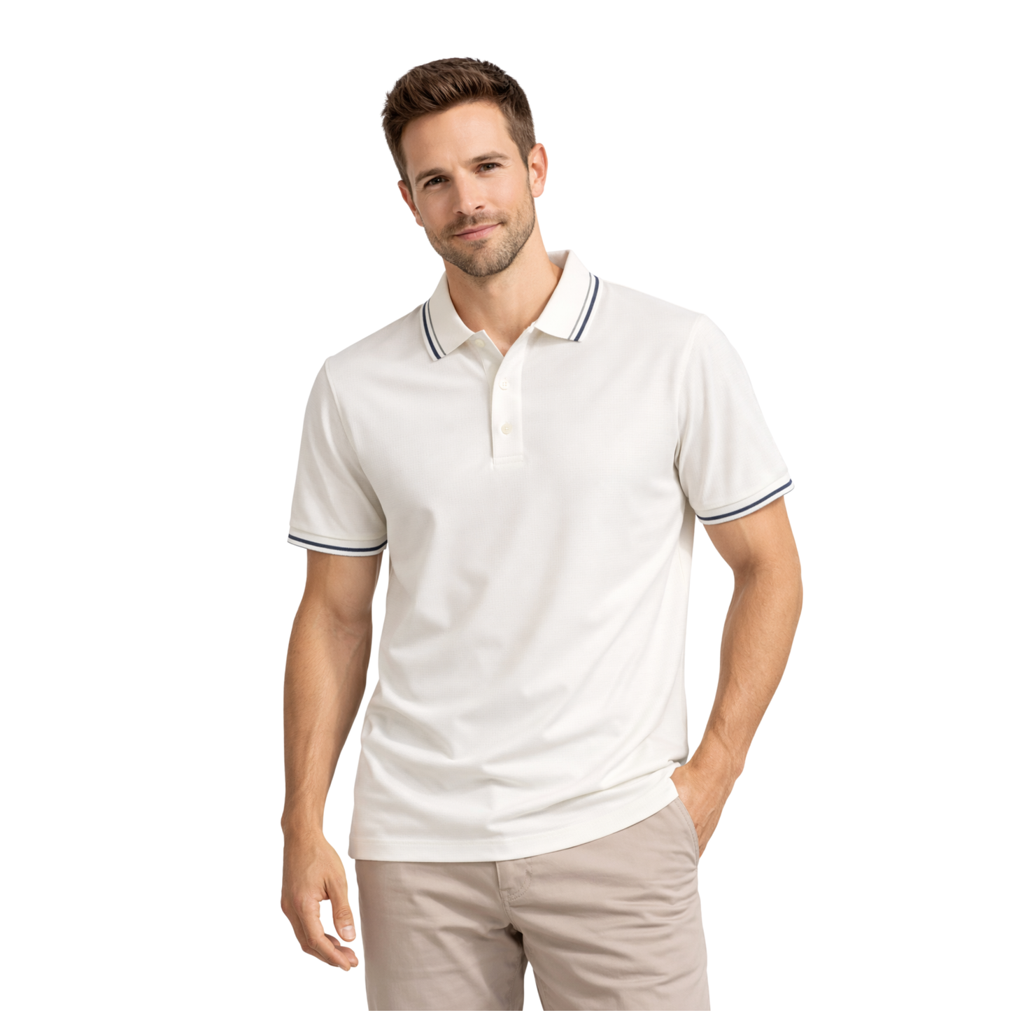Polo Uomo Piqué Premium Manica Corta
