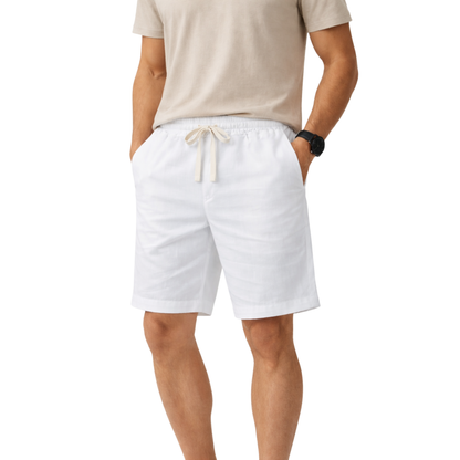 Pantaloncini Uomo in Lino con Coulisse – Shorts Estivi Leggeri