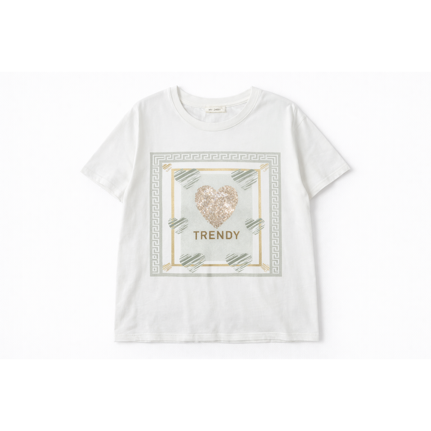 T-Shirt Bianca Donna – Collezione Stampe Fashion