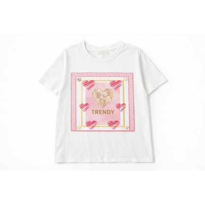 T-Shirt Bianca Donna – Collezione Stampe Fashion