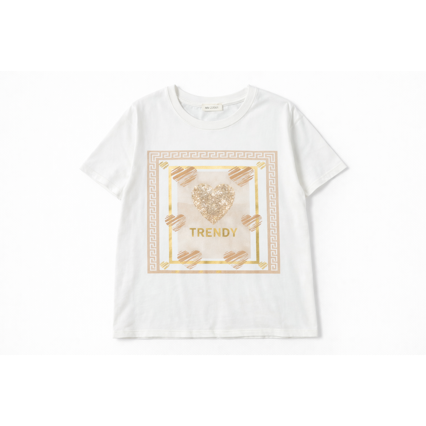 T-Shirt Bianca Donna – Collezione Stampe Fashion