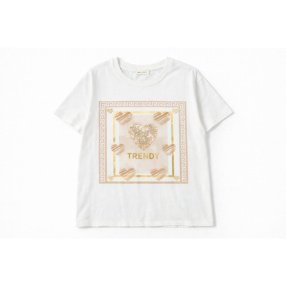 T-Shirt Bianca Donna – Collezione Stampe Fashion