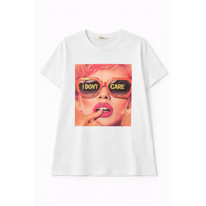 T-Shirt Bianca Donna – Collezione Stampe Fashion