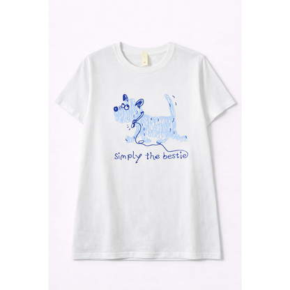 T-Shirt Bianca Donna – Collezione Stampe Fashion