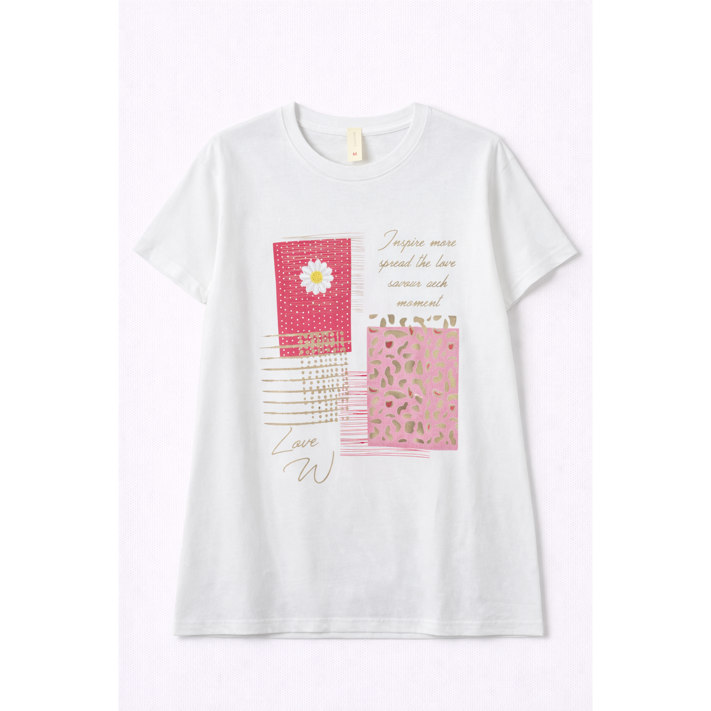 T-Shirt Bianca Donna – Collezione Stampe Fashion