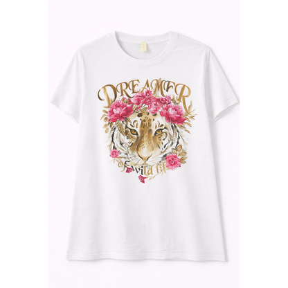 T-Shirt Bianca Donna – Collezione Stampe Fashion