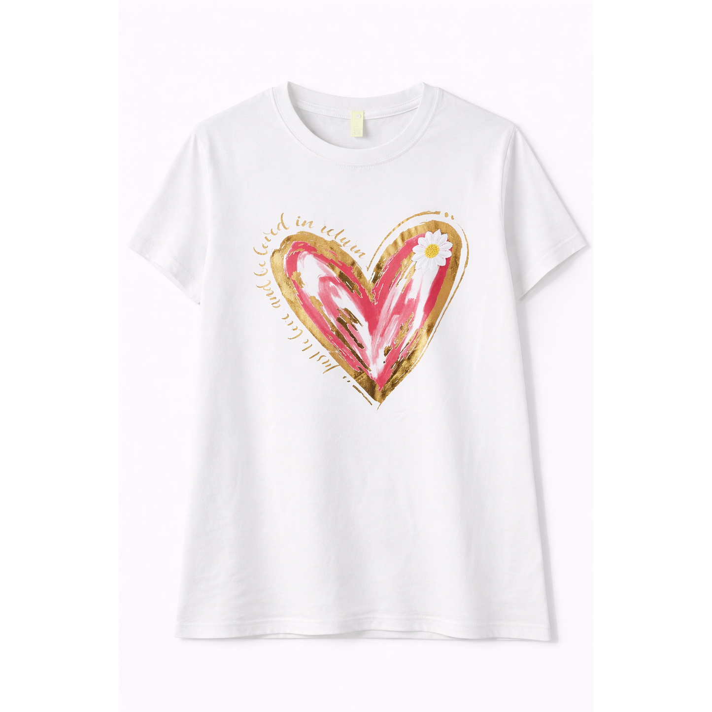 T-Shirt Bianca Donna – Collezione Stampe Fashion