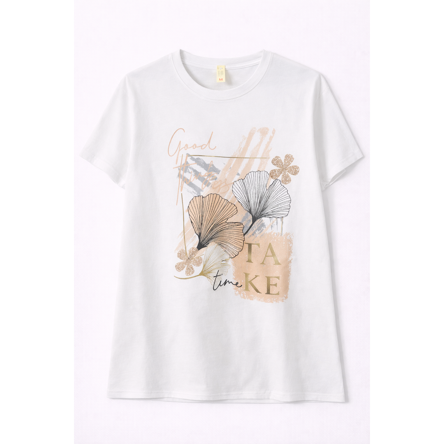 T-Shirt Bianca Donna – Collezione Stampe Fashion