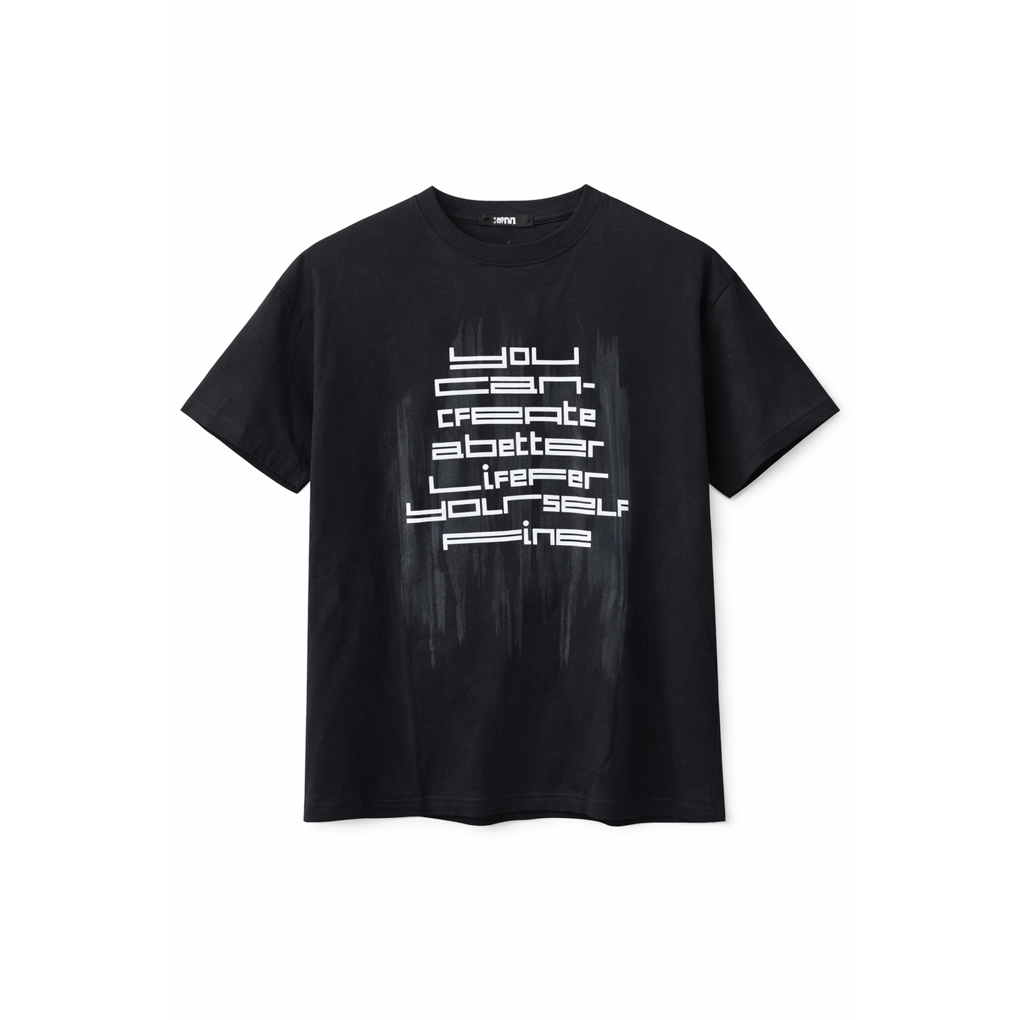 T-Shirt Uomo “Create Yourself” – Nera Streetwear