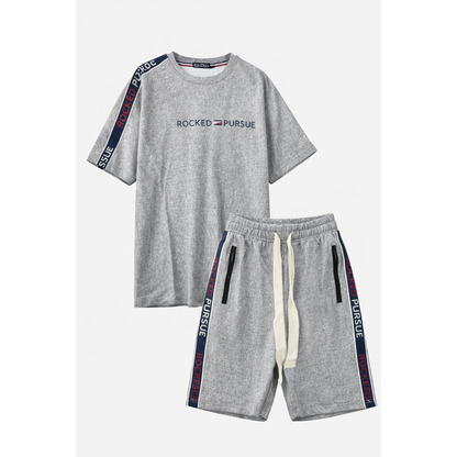 Completo Sportivo Uomo “Rocked Pursue” – T-Shirt + Shorts