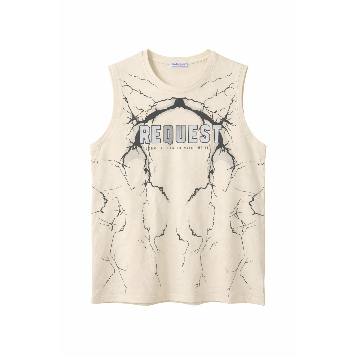 Canotta Uomo REQUEST Lightning – Tank Top Streetwear Estiva con Stampa Grafica