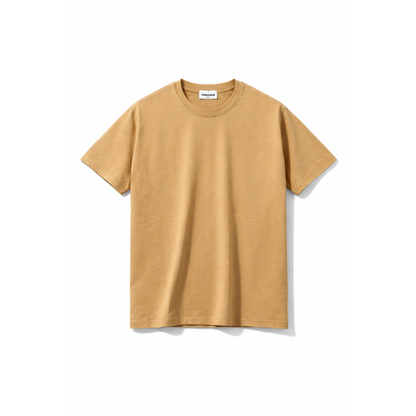 T-Shirt Uomo Basic Color Cammello