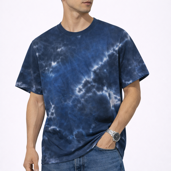 T-Shirt Tie-Dye Oversize Uomo Streetwear – Maglietta Estiva Moda Casual Trend