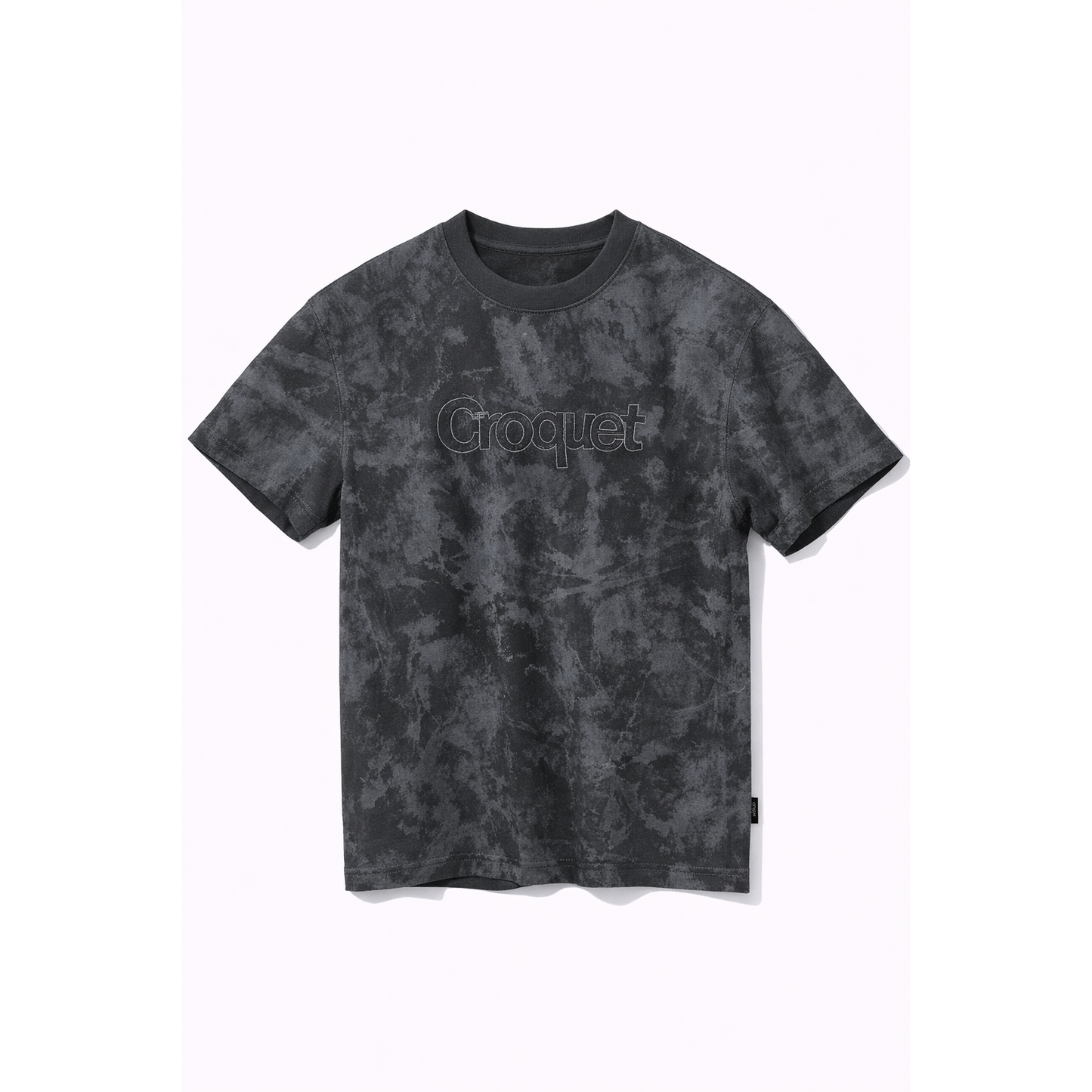 T-Shirt Uomo Tie Dye Beige Croquet – Maglietta Streetwear Estiva Oversize