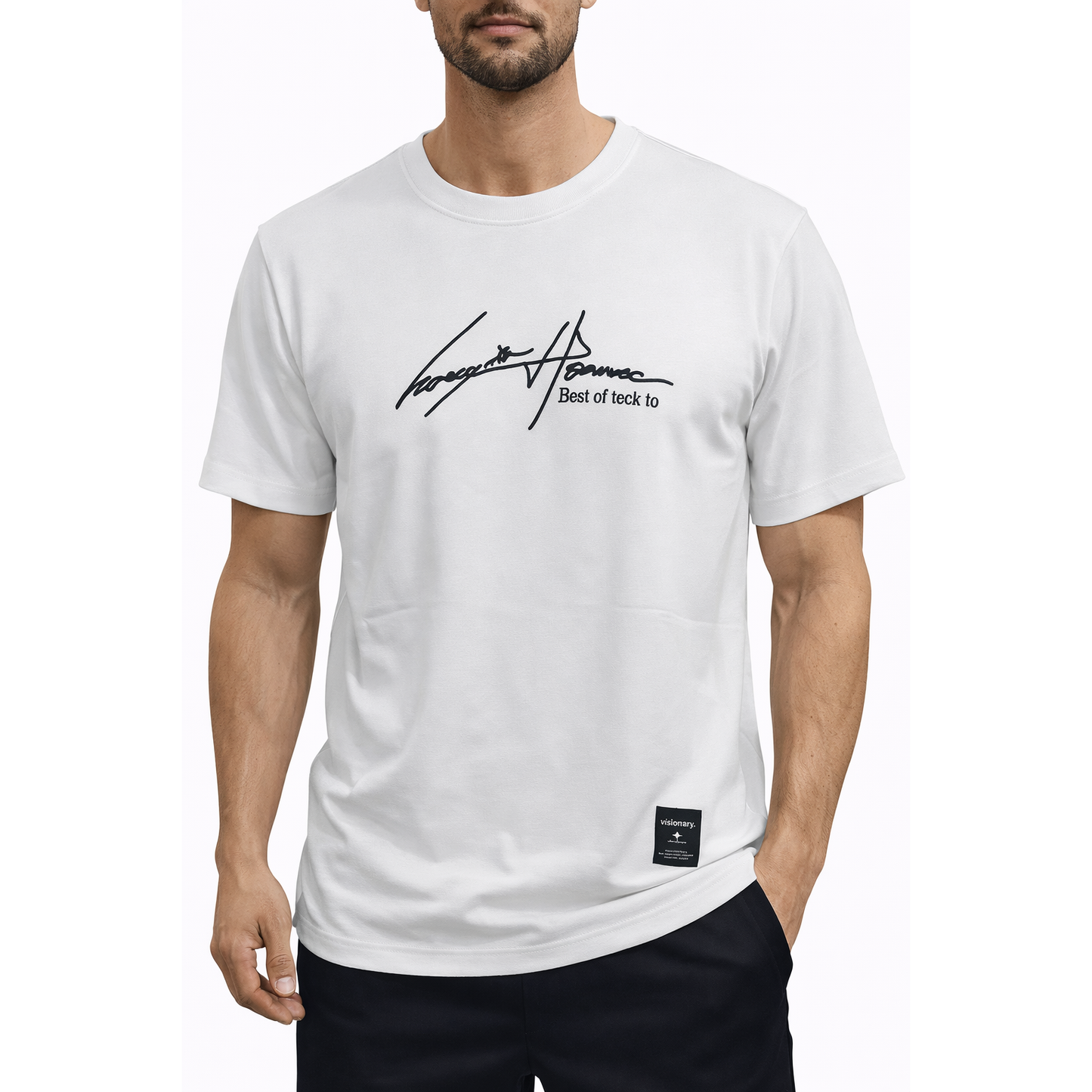 T-Shirt Uomo Maglia in Filo Premium Elasticizzata – Texture Waffle Traspirante Streetwear Minimal