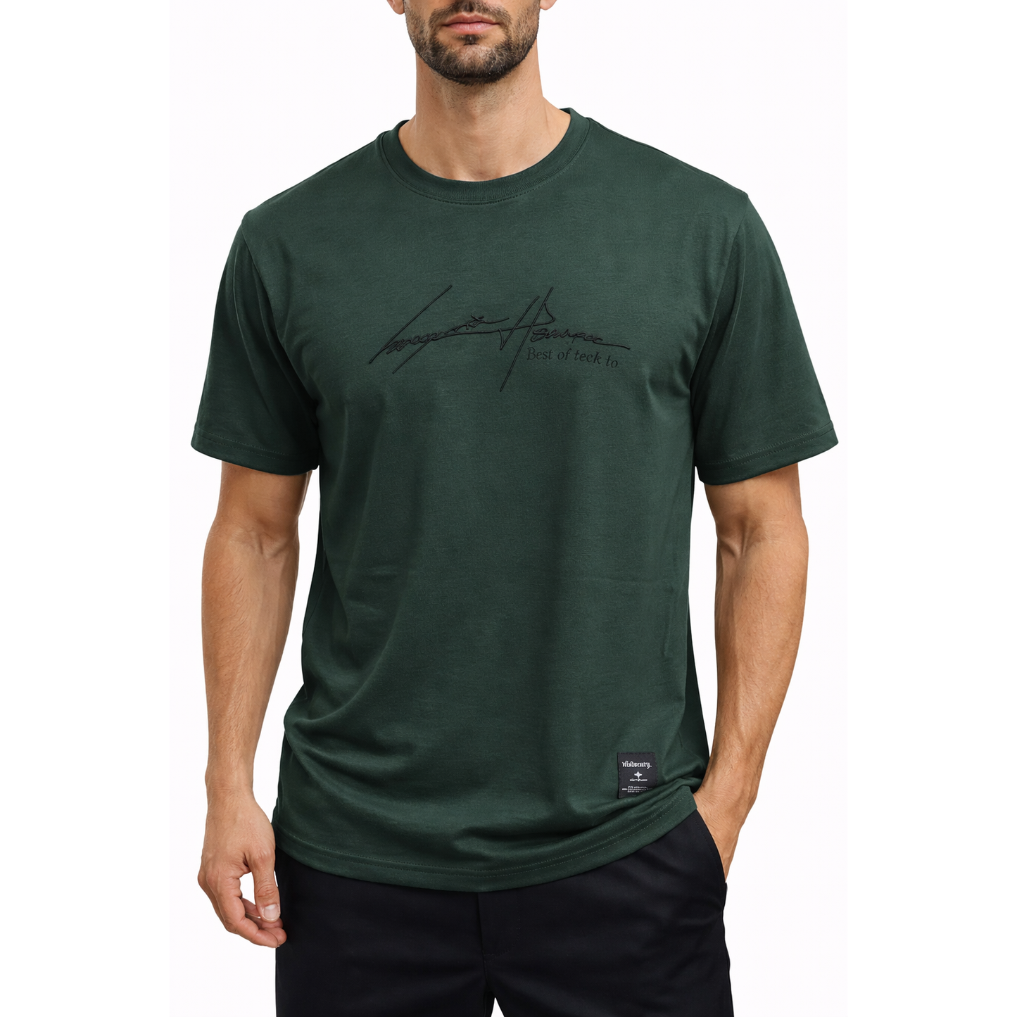 T-Shirt Uomo Maglia in Filo Premium Elasticizzata – Texture Waffle Traspirante Streetwear Minimal