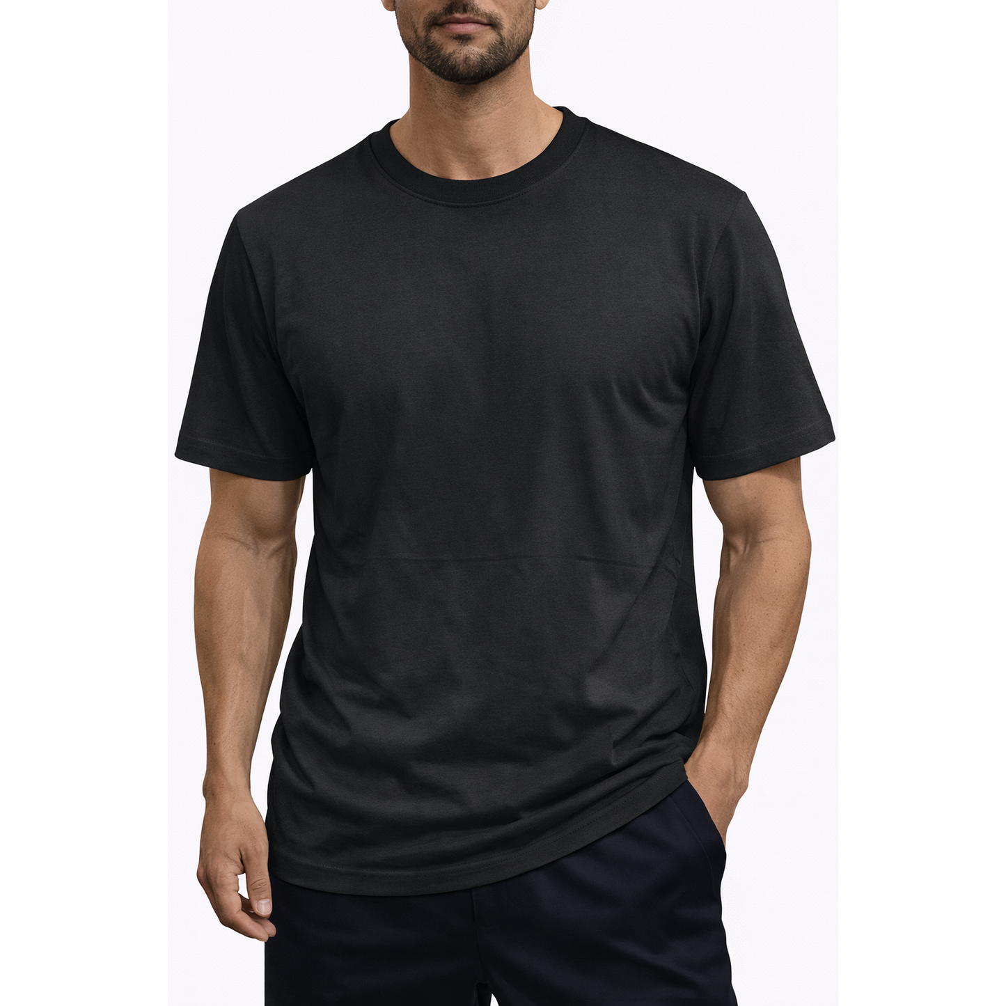 T-Shirt Uomo Basic Cotone Premium – Maglietta Casual Estiva