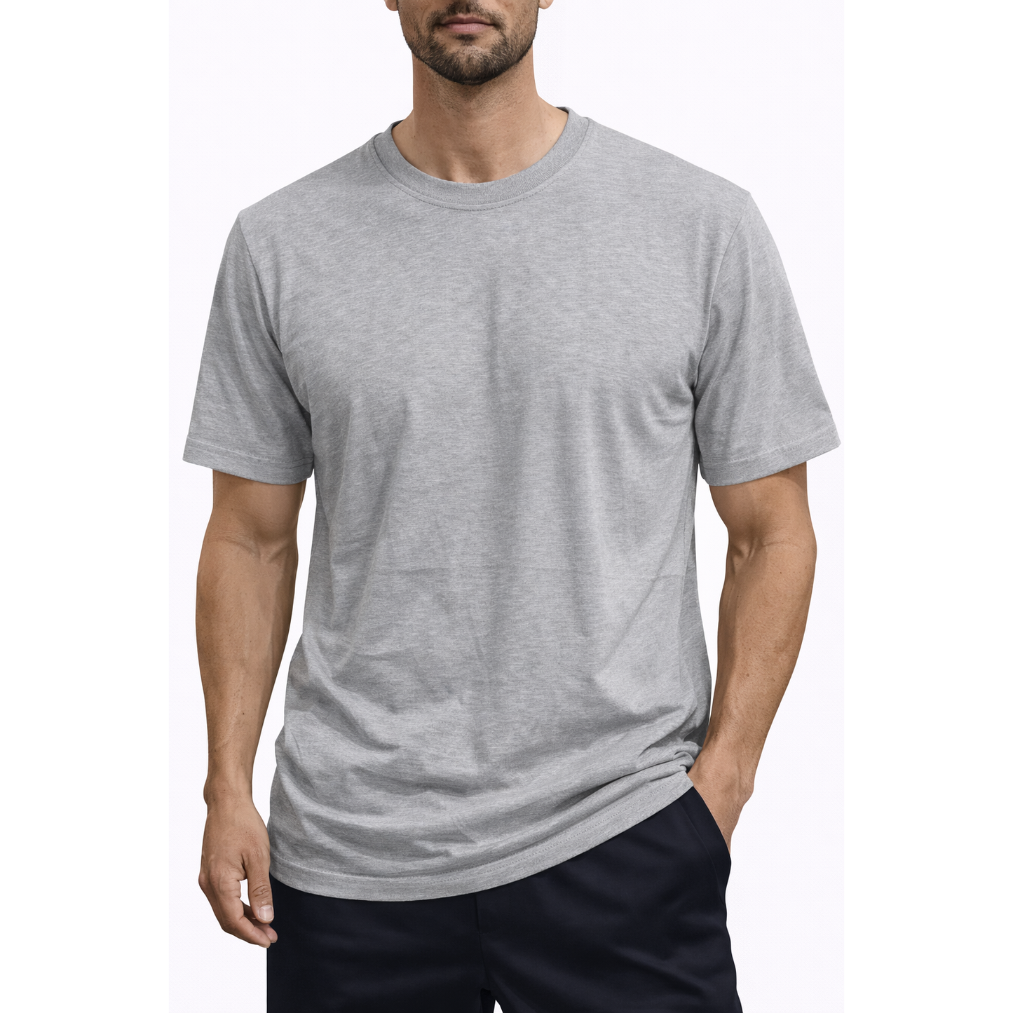 T-Shirt Uomo Basic Cotone Premium – Maglietta Casual Estiva