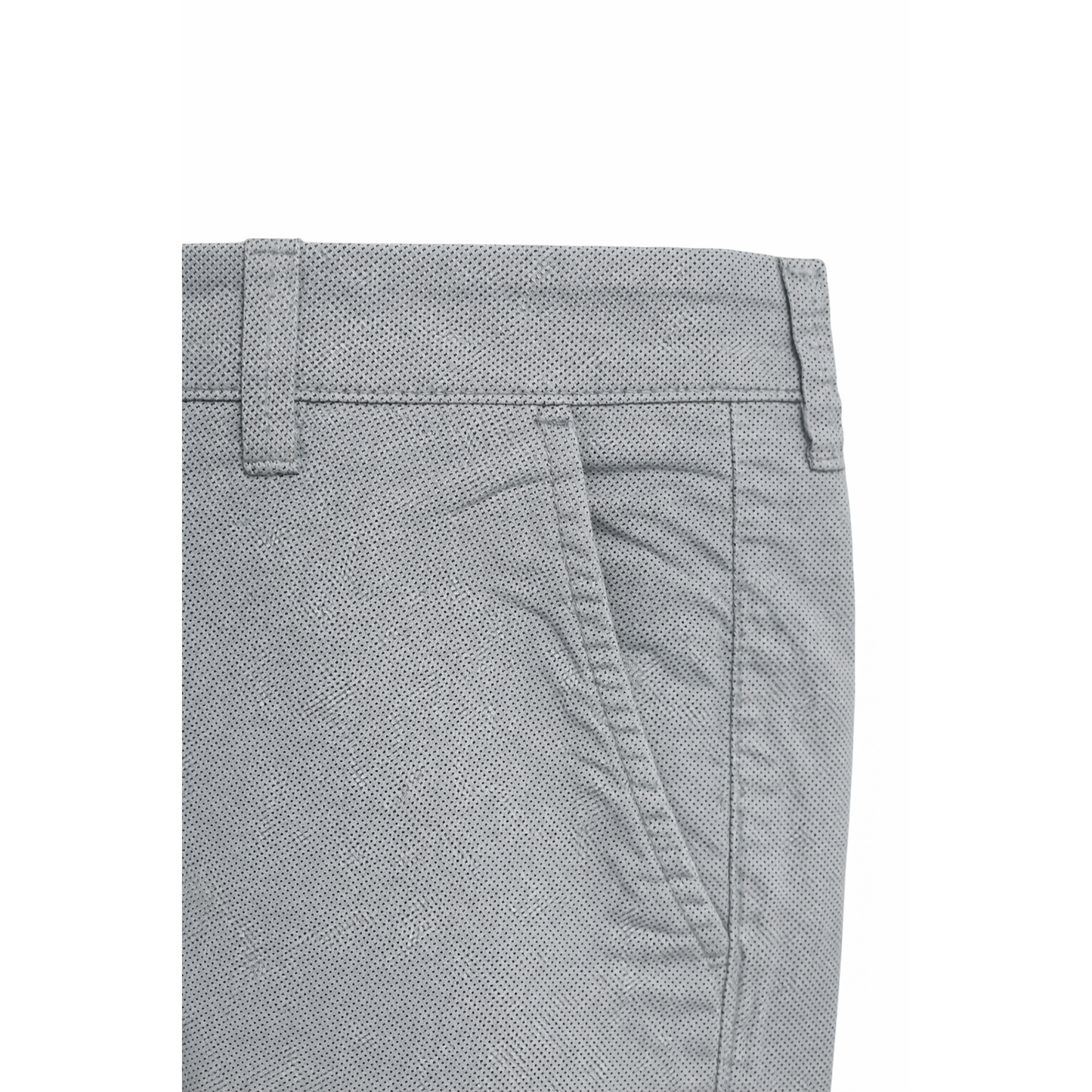 Pantaloni Chino Uomo Slim Fit con Micro Fantasia Puntinata – Eleganti Casual Estivi
