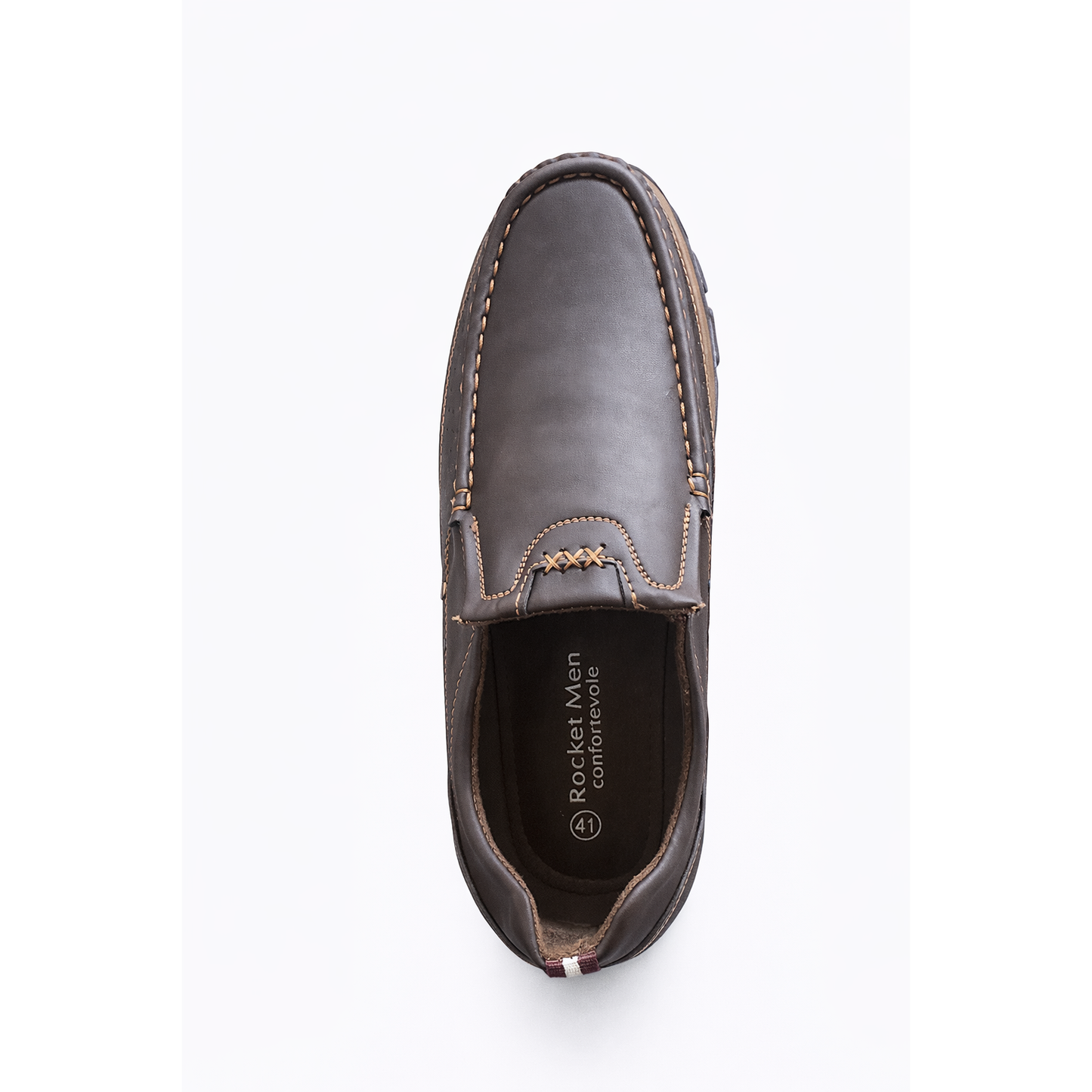 Scarpa Slip-On Uomo Marrone | Comfort Leggero e Suola Antiscivolo