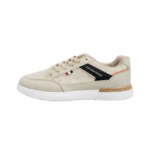 Sneakers Uomo Casual Beige in Tessuto Traspirante – Scarpe Streetwear Comfort Estate